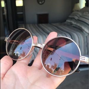 Urban Outfitters Round Metal Sunglasses